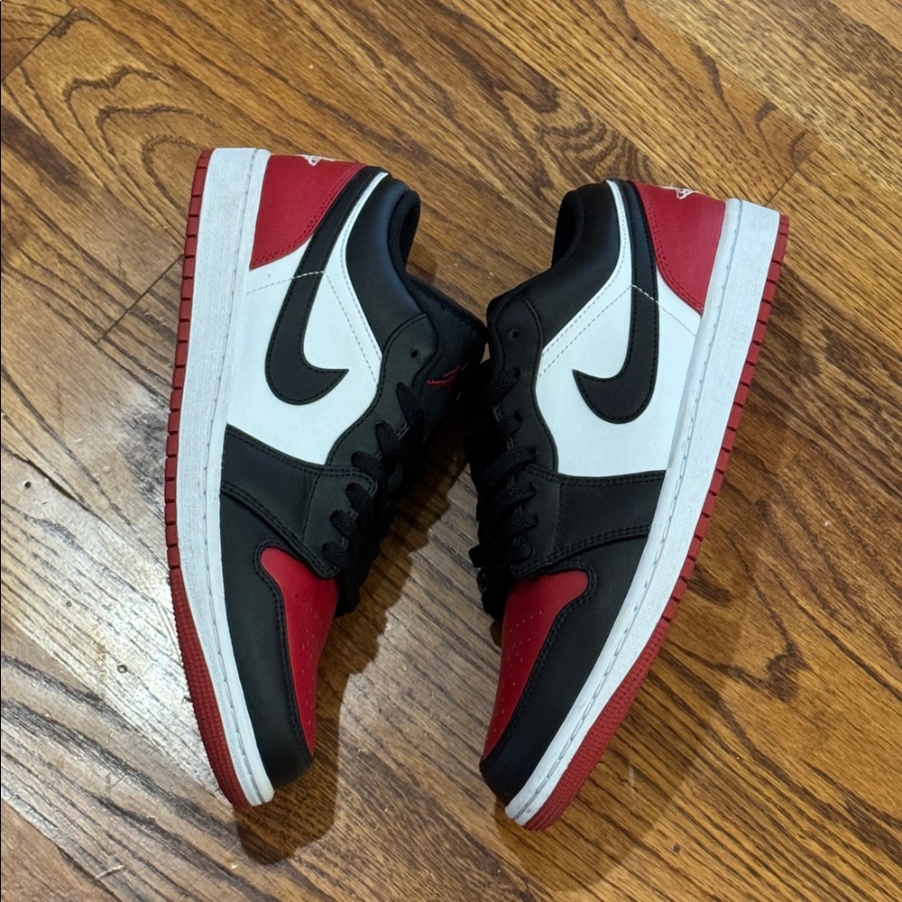 Air Jordan 1 Low blk/red - Picture 3 of 4